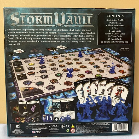 Warhammer Age of Sigmar Stormvault Board Game / 100% Complete - Picture 2 of 12